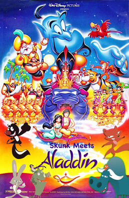 Skunk Meets Aladdin Poster