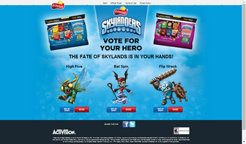 Frito-Lay Skylanders Name Voting