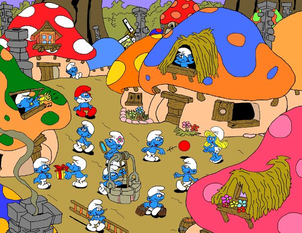 Plik:Wioska-smerfów-smurf-village.jpg