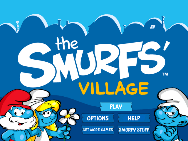 File:Smurf's Village Welcome Screen.png