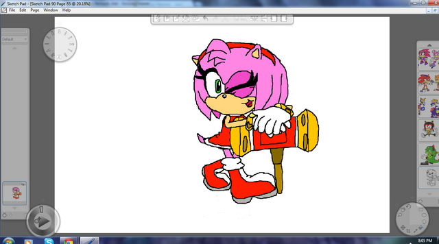 File:Amy Rose By Metal.png
