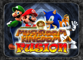 Mushroom Kingdom Fusion Logo