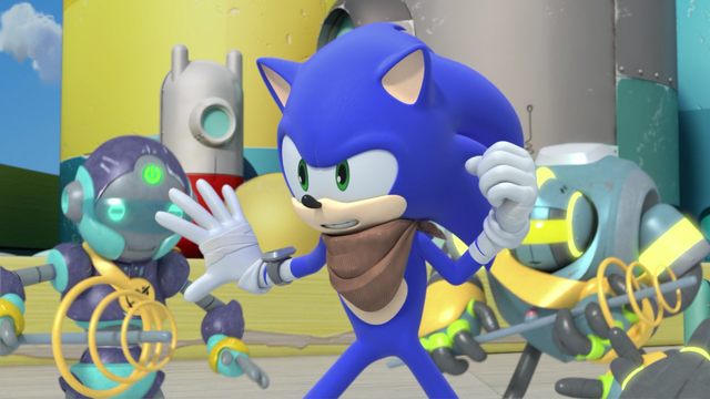 File:Sonic surrounded by robots.png