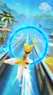Tails gotta go fast