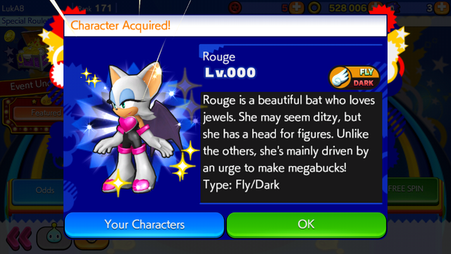 File:Sonic Runners Rouge unlocked.png
