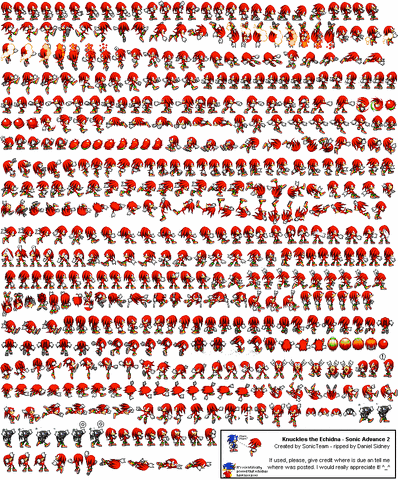 File:Knuckles Sprites.gif