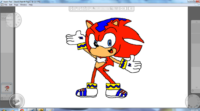 File:Lightning the Hedgehog Improved.png