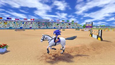 Sonic on Horse