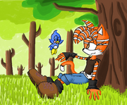 Amber In the Woods