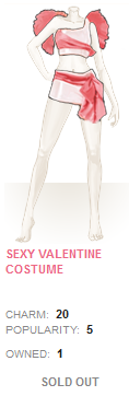 Sexy Valentines Costume