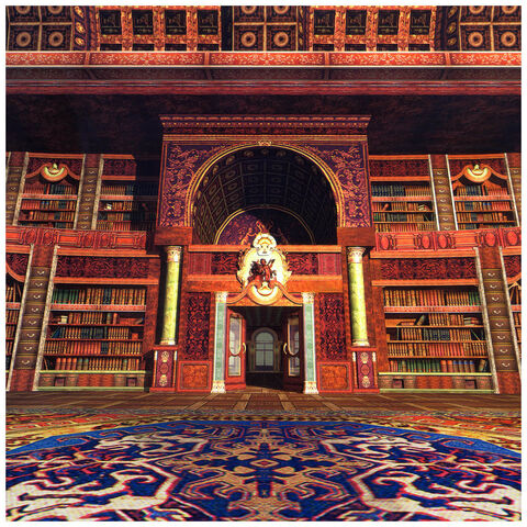 File:South France Mansion Library.jpg