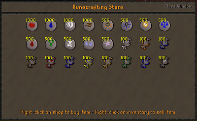 Runecrafting Store