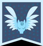 Pegasus banner vector