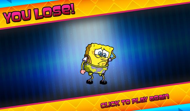 File:Bikini Bottom Brawlers SpongeBob in Patrick's pants you lose.png