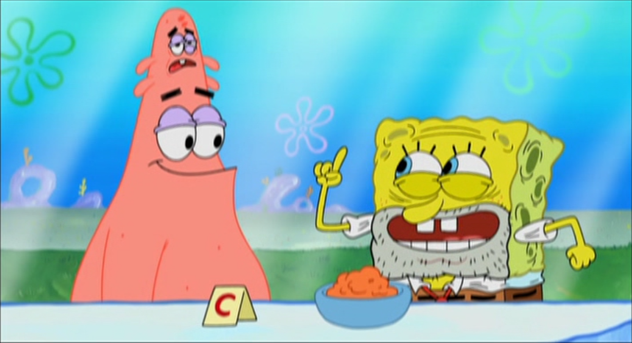 Spongebob Eating Gary S Food From Bowl Spongebob Eating Gary S Food From Bowl