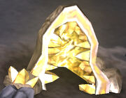 Yellow geode
