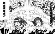 Neji and Hinata attack
