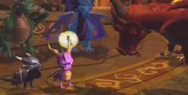 Guardians Spyro Cynder Sparx