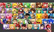 SSB 3DS starting roster