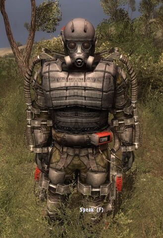 STALKER Loner Exoskeleton | 1.12+ 3D Update Minecraft Skin