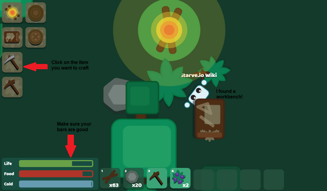 How To Craft Of Starve Io How To Craft Of Starve Io