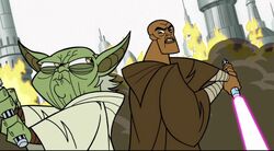 Yoda Mace Coruscant