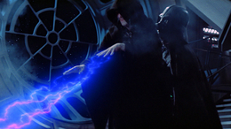 Vader Grabs Palpatine