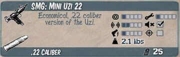 Mini Uzi 22 Infocard