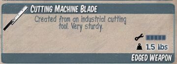 Cutting Machine Blade