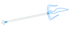 Blue Spinel spear