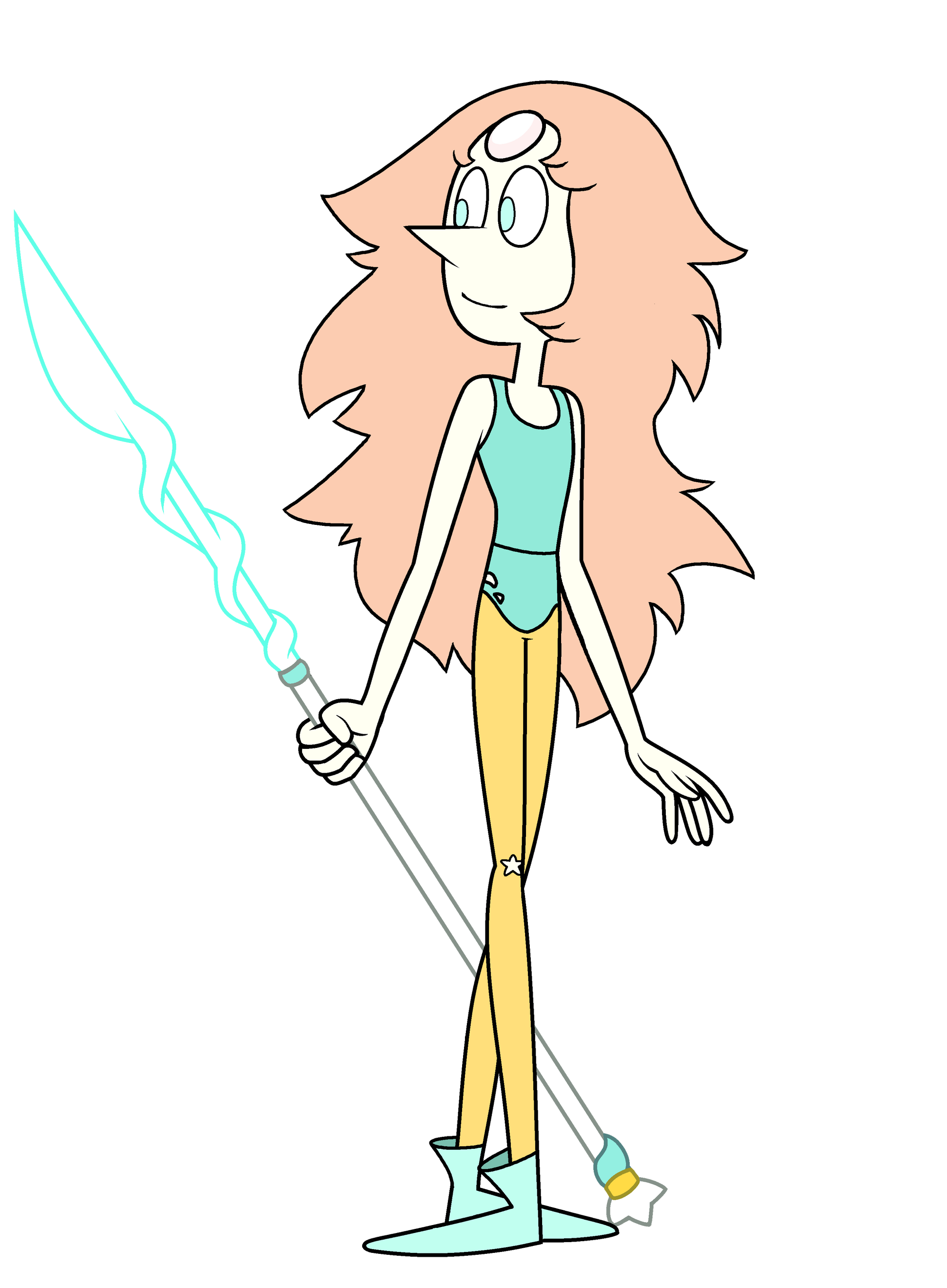 Image - Pearl as Amethyst-spear-deko-kun.png | Steven Universe Wiki ...