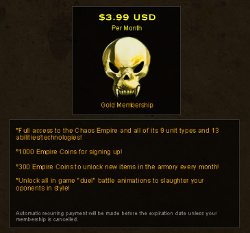 Gold Membership