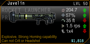 Javelin Rocket Launcher