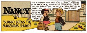 Nancy and Sluggo cartoon