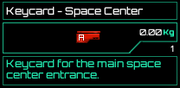 Keycard - Space Center