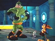 Captain qwark scene