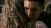 Dean hugs Mary