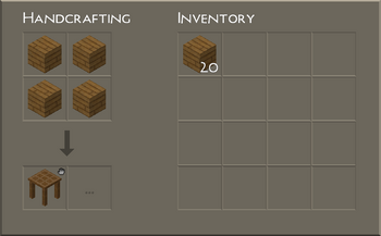 Personal Crafting UI