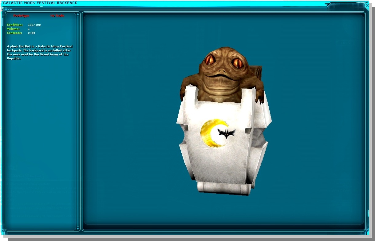 Galactic Moon Festival Backpack SWG Wiki FANDOM powered by Wikia