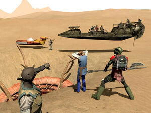 Desert skiff sarlaac