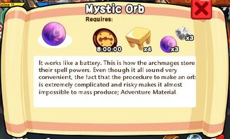 Mystic Orb Text