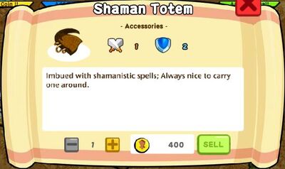 Shaman Totem Text
