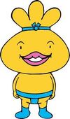 Oden-kun in the cartoon