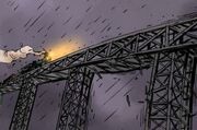 Tay Bridge before collapse