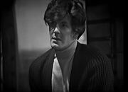 Steven dishevelled in airlock