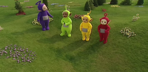 Teletubbies stretching dance