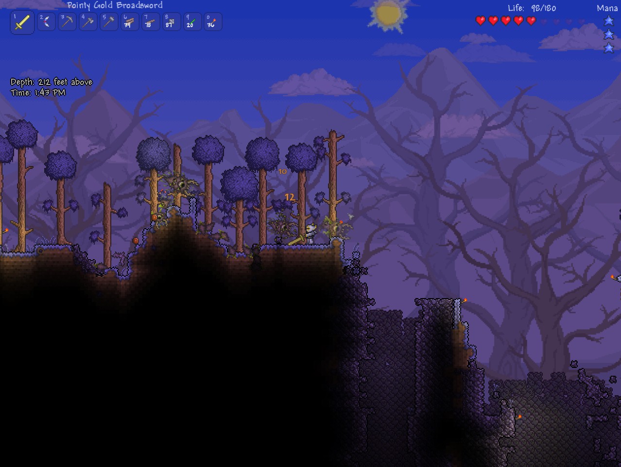 Image Terraria Corruption Biome with Chasms.jpg Terraria Wiki