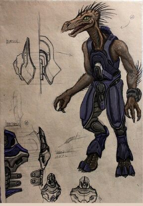Kig-yar archer armor