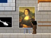 Painting blockheas mona lisa