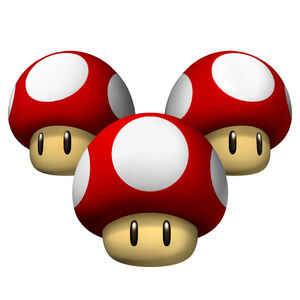 Triple super mushrooms